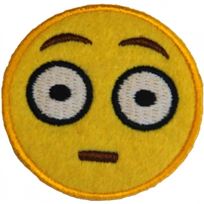Afbeelding van Fjesta© Emoji Embleem Verbaasd Gezicht Carnaval Den Bosch