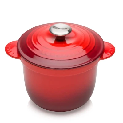 Afbeelding van Kookpan Le Creuset Cocotte Every Kersenrood Zwart 18 cm