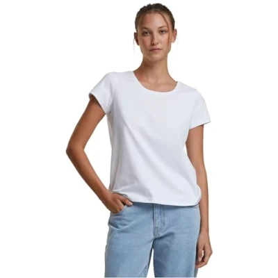 Afbeelding van Urban Classics Dames T shirt Ladies Sorona Regular Tee, verkrijgbaar, maten XS 5XL, wit, XL