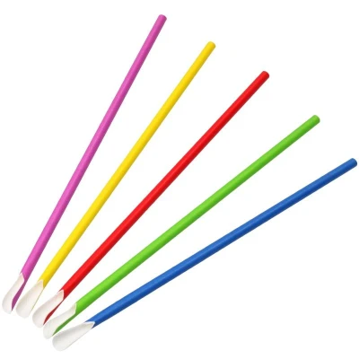 Afbeelding van BIO Papieren Lepelrietjes 8mm x 240mm Bright Colours