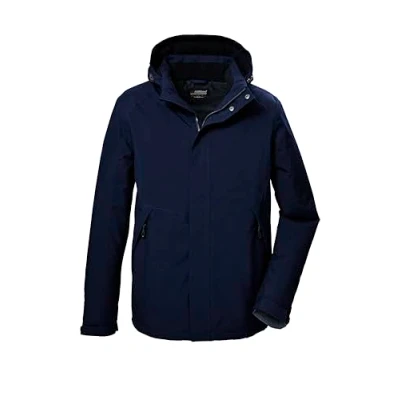 Afbeelding van killtec heren Functionele jas/buitenjas met afritsbare capuchon KOW 4 MN JCKT, dunkelnavy, 4XL, 41843 000