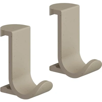 Afbeelding van hansgrohe WallStoris Planet Edition Handdoekhaak, Handdoekhouder, 2 stuks, Badkamer Accessoires zonder boren, Douche Accessoires, zand, 28915210