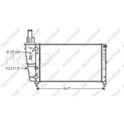 Afbeelding van Radiateur PRASCO FT132R003