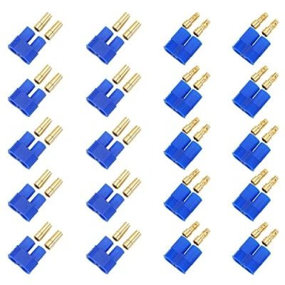 Afbeelding van 10 Sets Vergulde EC3 Connector Stekker Mannelijke Vrouwelijke Adapter voor RC Lipo Batterij