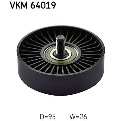 Afbeelding van Skf Geleiderol (poly) V riem VKM 64019