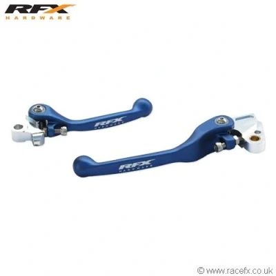 Afbeelding van RFX Race Series Gesmede Flexibele Hendels Blauw Yamaha WR250F WR450F 2005 2017