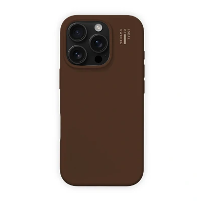 Afbeelding van Apple iPhone 13 MagSafe Hoesje Siliconen en TPU (zacht) iDeal of Sweden Softcase/Backcover Bruin Telefoonhoesje Shockproof/Valbescherming
