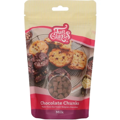 Afbeelding van FunCakes Chocolade Chunks Melk 350g Taartdecoratie