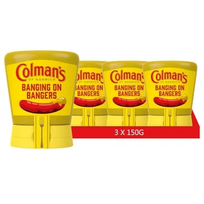 Afbeelding van Colman&#039;s Original English Mustard, Engelse mosterd fijngemalen in een tube (3 Stuk x 150g))