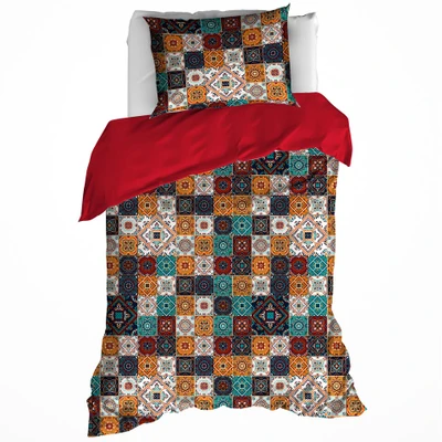 Afbeelding van Dekbedovertrek De Witte Lietaer Ankara Percal 140 x 200 / 220 cm 1 Persoons