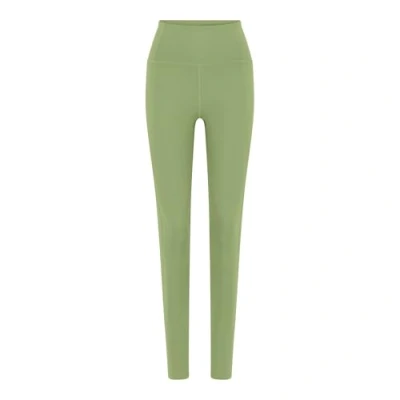 Afbeelding van Girlfriend Collective Compressive HIGH RISE Legging LONG Legging, Dames, Maat: Small, Mantis