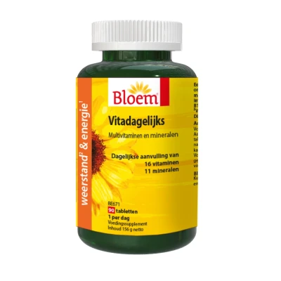 Afbeelding van Bloem Superdagelijks multivitamine 90 tabletten