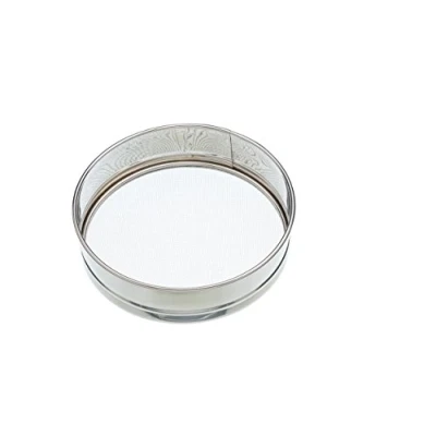 Afbeelding van KitchenCraft Zeef, Trommelzeef, Roestvrij Staal, 20 Centimeter Zilver