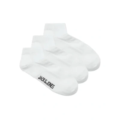 Afbeelding van Jack &amp; Jones Jaclouis Dongo 3PACK Sokken, Heren, Maat: One Size, White