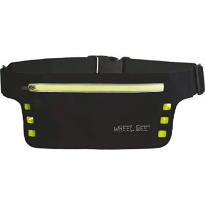 Afbeelding van Wheel Bee LED sportheuptas Night Runner, hardlooptas met geïntegreerd licht voor maximale veiligheid en zichtbaarheid in het donker, waterafstotend, 950016