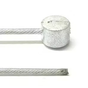 Afbeelding van Elvedes Rem binnenkabel 900mm 1 x19 draads verzinkt ø1,5mm met T nippel ø7 x 6mm