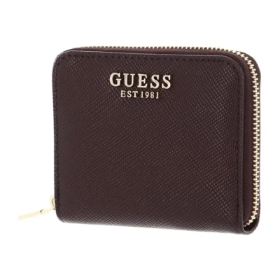 Afbeelding van Guess Laurel SLG Small ZIP Around Portemonnee, Dames, Maat: One Size, Lila