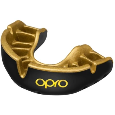 Afbeelding van OPRO Gebitsbeschermer Self Fit Gold Edition V2 Zwart/Goud Junior