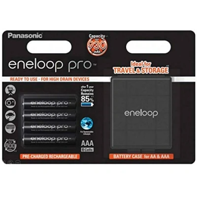 Afbeelding van Oplaadbare AAA batterij (potlood) Panasonic eneloop Pro HR03 Box NiMH 900 mAh 1.2 V 4 stuk(s)
