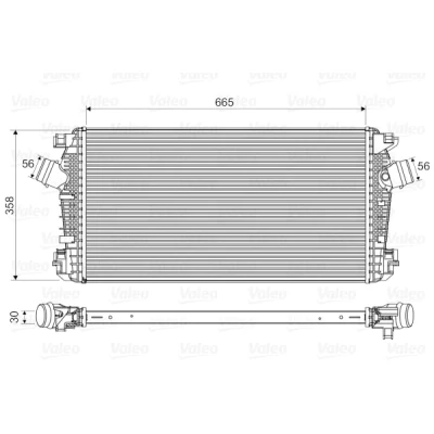 Afbeelding van Valeo Interkoeler 818567