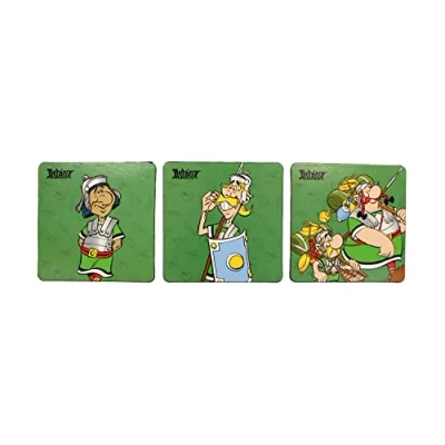 Afbeelding van SD Toys Asterix Legionaire onderzetter, kurk, meerkleurig, 3 x 9 cm, 6 stuks