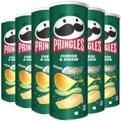 Afbeelding van Pringles Cheese &amp; Onion (6x 165gr)