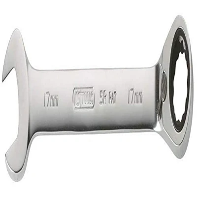 Afbeelding van KS Tools, Spanner, Werkzeuge Maschinen GmbH GEARplus ratelring steeksleutel, omkeerbaar, 13mm, op hanger (13 mm)