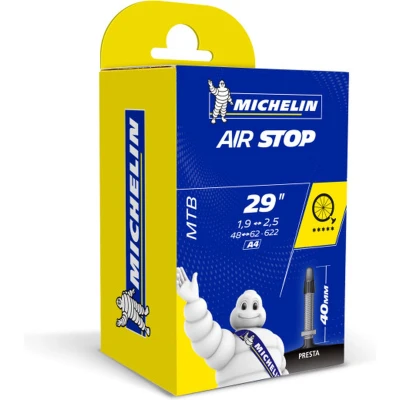 Afbeelding van Michelin Fietsbinnenband Airstop, zwart, 29 inch x 1,9 2,5/40 mm