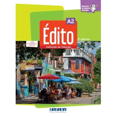 Afbeelding van Édito A2 édition 2022 2024 livre + numérique didierfle.app: élève inclus