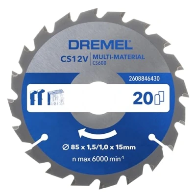 Afbeelding van DREMEL Multi Material Kreissägeblatt 85mm CS600 2608846430 Cirkelzaagblad 1 stuk(s)