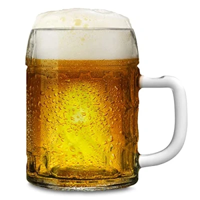 Afbeelding van Stölzle Lausitz bierpul Kaiser, set van 6 bierpureen, 0,3 liter, stabiele bierglazen frisdrank, limeglas, bierzijde, vaatwasmachinebestendig