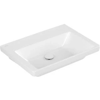 Afbeelding van Villeroy &amp; Boch Subway 3.0 meubelwastafel wit (65 x 47 cm) zonder