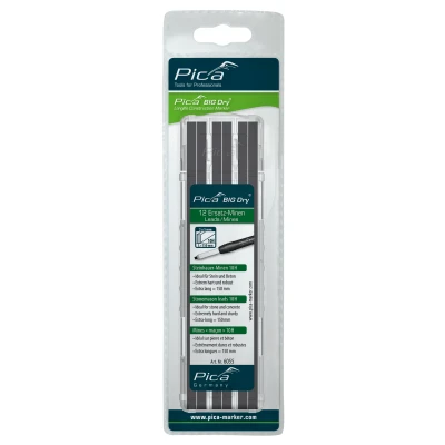 Afbeelding van Pica BIG Dry 6055 Navulling grafiet 10H voor Steenhouwer (blister)
