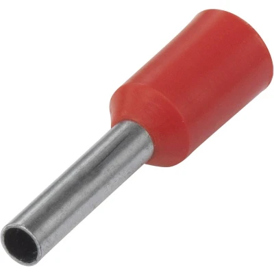 Afbeelding van TRU COMPONENTS 1572427 Adereindhulzen 1.5 mm² Deels geïsoleerd Rood 100 stuk(s)