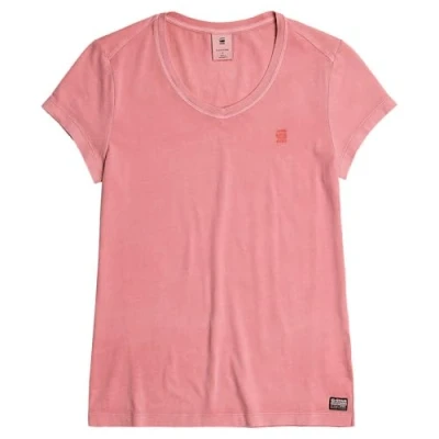 Afbeelding van G Star Eyben SLIM V T 2.0 WMN Tshirt basic Deep ginger, Dames, Maat: XXS, ginger