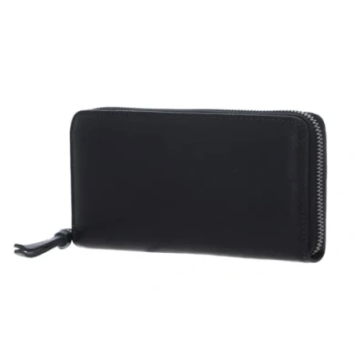 Afbeelding van FREDsBRUDER Leren Portemonnee Dear Big Zip Around Wallet Black Zwart