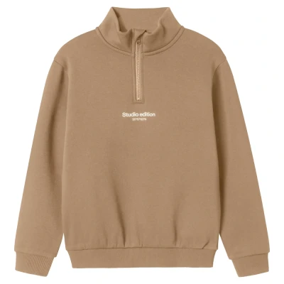 Afbeelding van NAME IT NKMBRODY LS NREG SWEAT ZIP BRU NOOS Jongens Sweaters