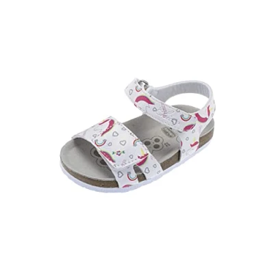 Afbeelding van Chicco, Witte Sandaal Met Dubbele Klittenbandsluiting, Meisjes En Meisjes, Wit (4), 26 EU, Design in Italië