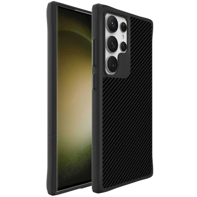Afbeelding van Samsung Galaxy S24 Ultra Hoesje Kunststof iMoshion Backcover/Hardcase Zwart Telefoonhoesje Shockproof/Valbescherming