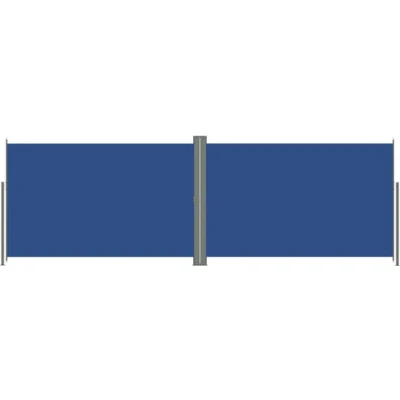 Afbeelding van vidaXL Windscherm uittrekbaar 220x600 cm blauw