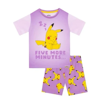 Afbeelding van Pokémon Meisjes Pyjama&#039;s Pikachu PJs Voor Paars 134