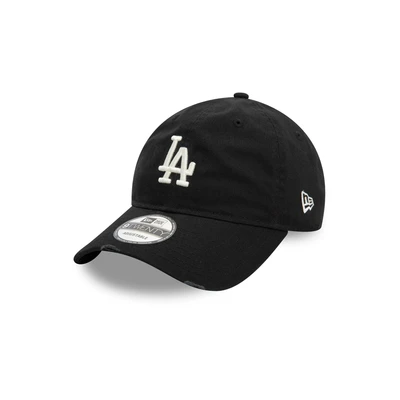 Afbeelding van New Era LA Dodgers Distressed Black 9TWENTY Adjustable Cap