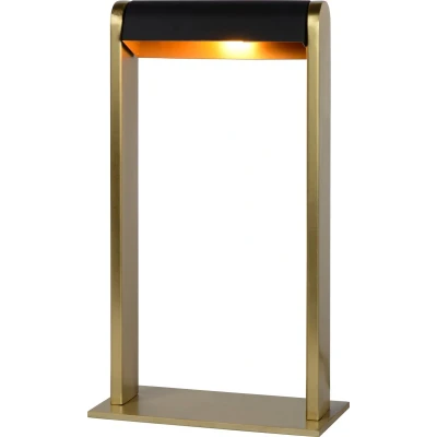 Afbeelding van Lucide LORAS Tafellamp 1xG9 Mat Goud / Messing