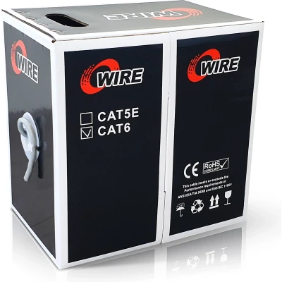 Afbeelding van JMS UTP0033 Cat 6 UTP kabel Zonder connector 100 m wit