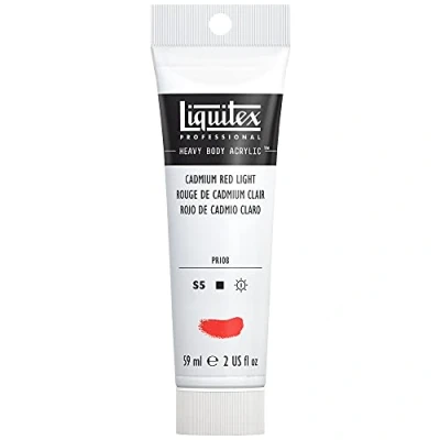 Afbeelding van Liquitex 8870118 Professional Heavy Body acrylverf in kunstenaarskwaliteit met uitstekende lichtechtheid en boterachtige consistentie, 59ml Tube, Cadmium Red Light