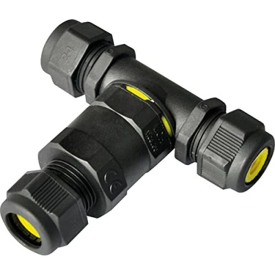 Afbeelding van Knightsbridge JB003 IP68 16A 3 weg kabelconnector (3 polig), grijs