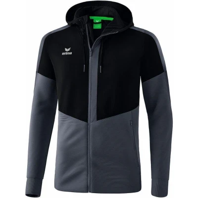 Afbeelding van Erima Squad trainingsjack met capuchon zwart/slate grey