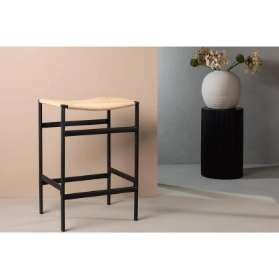 Afbeelding van Svea Polsty barkruk 63 cm rattan naturel Rotan