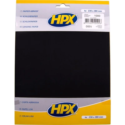 Afbeelding van HPX Schuurpapier korrel 1000 (4 stuks)