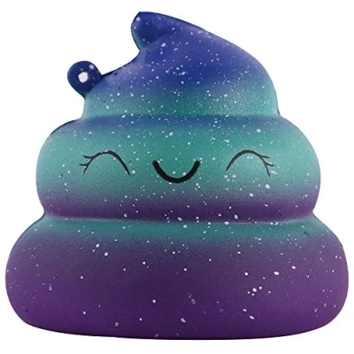 Afbeelding van Anboor Squishies Smiling Poo Galaxy Mini Squishy Slow Rising Kawaii Scented Soft Prime Toys 1Pcs